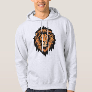 Moletom Estilo Hoodie De Tatuagem Da Cabeça De Leão Incrív
