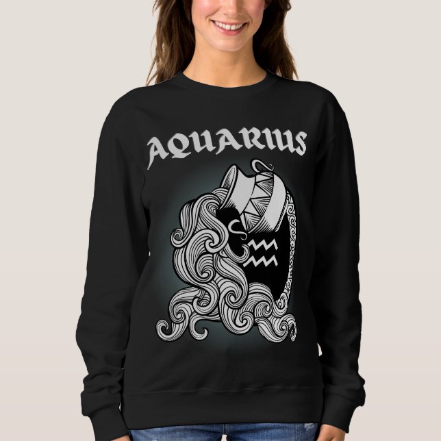 Moletom Estilo Medieval Zodiac Aquarius (Frente)