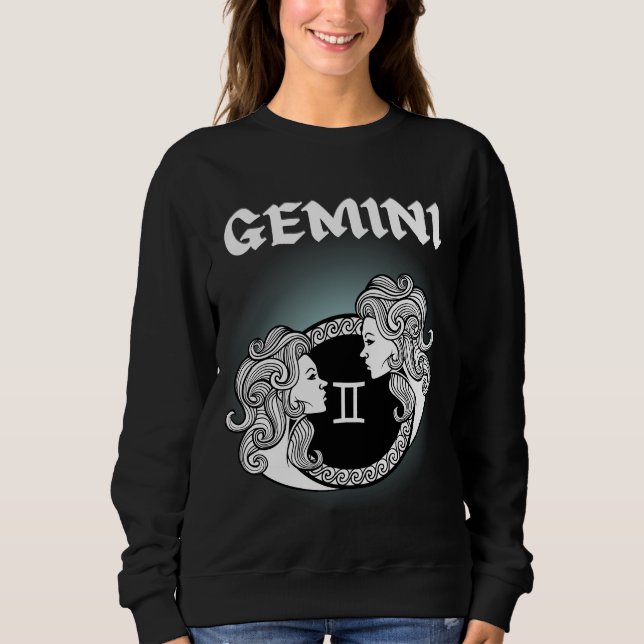 Moletom Estilo medieval Zodiac Gemini (Frente)