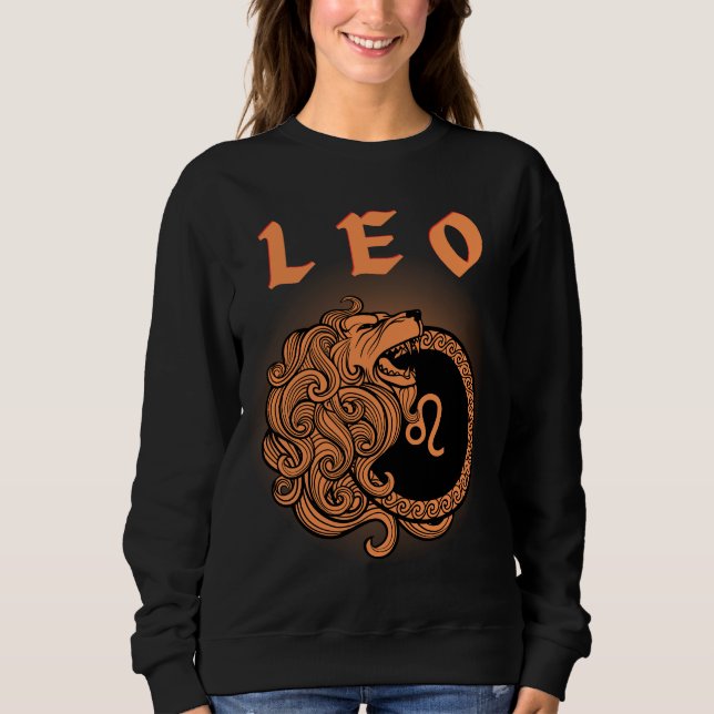 Moletom Estilo medieval Zodiac Leo (Frente)