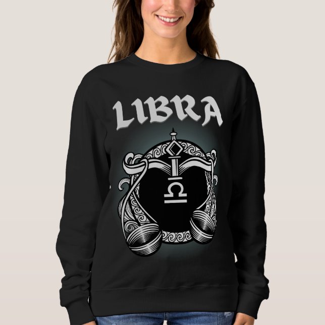 Moletom Estilo medieval Zodiac Libra (Frente)