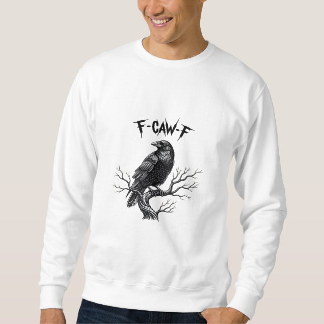 Moletom Estilo moderno e moderno F Caw F (Frente)