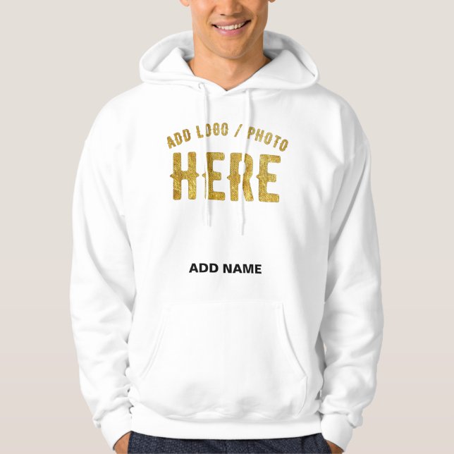 MOLETOM ESTILO MODERNO PERSONALIZÁVEL BRANCO VERIFICADO MA (Frente)
