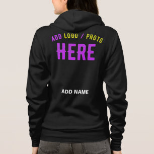MOLETOM ESTILO MODERNO PRETO PERSONALIZÁVEL VERIFICADO COM
