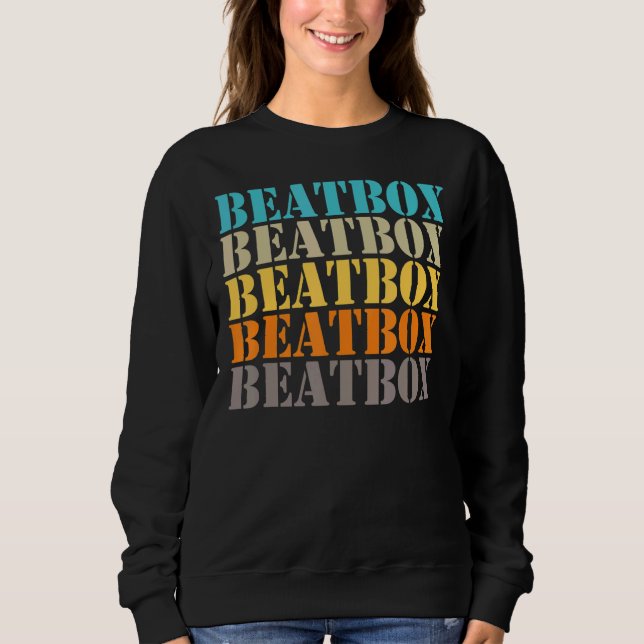 Moletom Estilo musical Beatbox Percussion Música Vocal Bea (Frente)