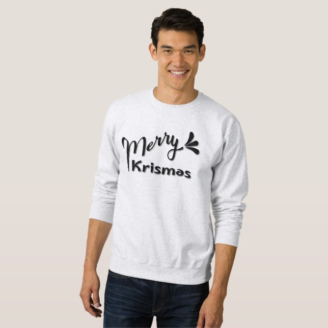 Moletom Estilo Natalino Retrô (Frente Completa)