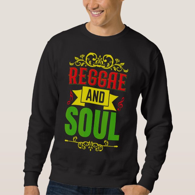 Moletom Estilo Reggae E Soul Reggae Para Música Reggae (Frente)