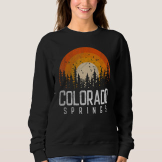 Moletom Estilo Retro CO do Colorado Primaveras Vintage 70s