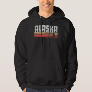 Moletom Estilo Retro do Alasca Vintage 70s 80s 90s Homens