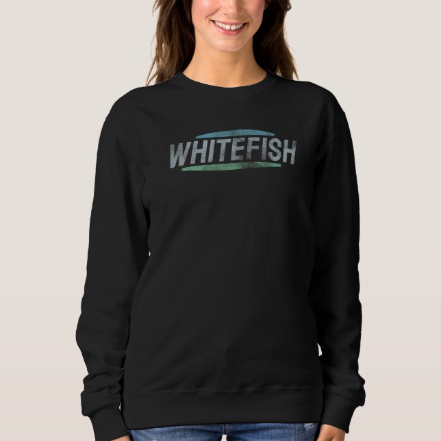 Moletom Estilo Retro Esportivo Whitefish (Frente)