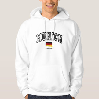 Moletom Estilo Universitário Vintage Munique Alemanha