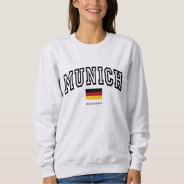Moletom Estilo Varsity Vintage Munique Alemão