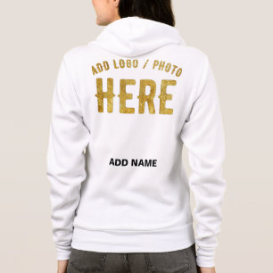 MOLETOM ESTILOSO BRANCO PERSONALIZÁVEL MODERNO VERIFICADO