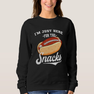 Moletom Estou Aqui Apenas Para Os Lanches Fantasy Football