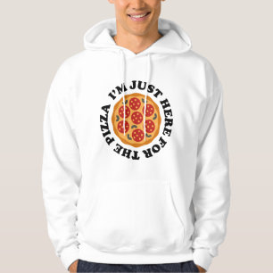 Moletom Estou aqui para a pizza