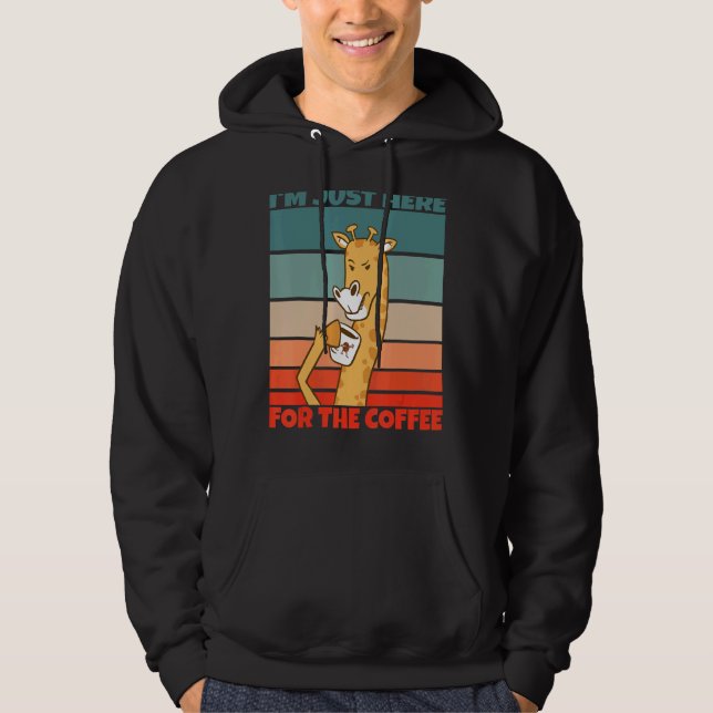 Moletom Estou aqui pela Girafa do Café (Frente)