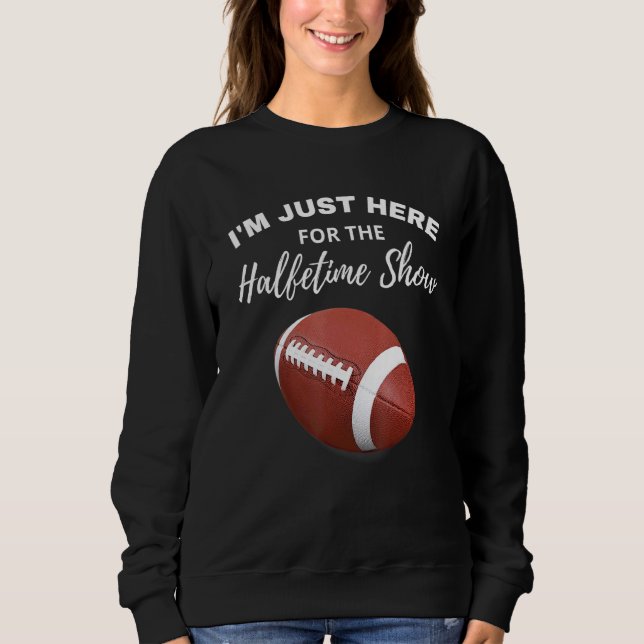 Moletom Estou aqui pela metade do tempo mostrando Comidas (Frente)