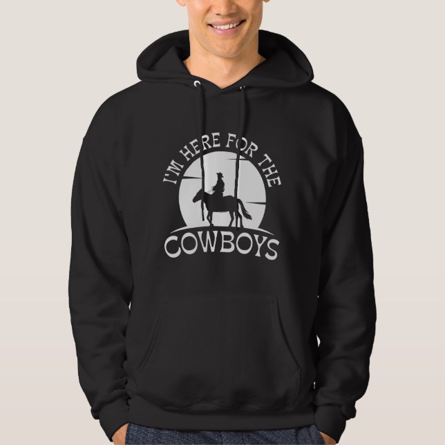Moletom Estou Aqui Pelos Cowboys (Frente)