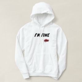 Moletom “Estou Bem” Hoodie Minimalista – Estética Emociona