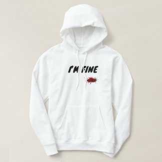 Moletom “Estou Bem” Hoodie Minimalista – Estética Emociona