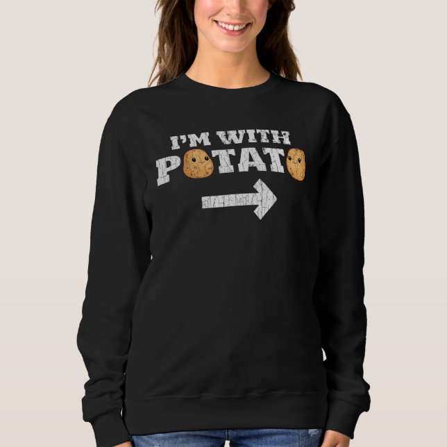 Moletom Estou com batata batata batata batata batata batat (Frente)
