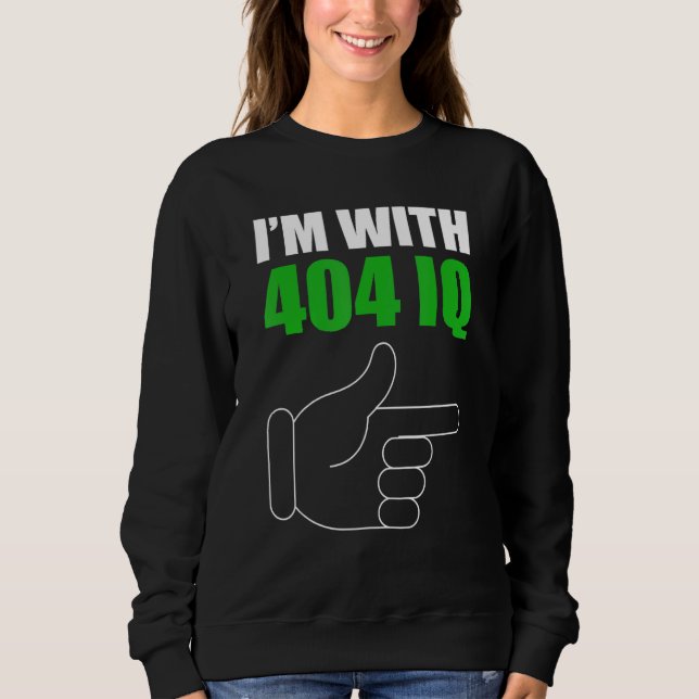 Moletom Estou com Erro 404 Idiota Programador Codificando (Frente)