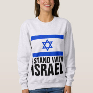 Moletom ESTOU COM ISRAEL, T-shirts PRO-ISRAEL