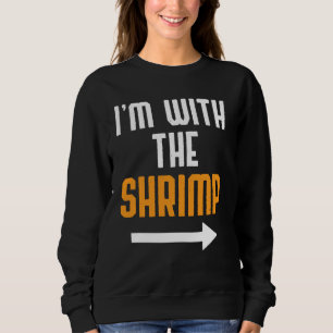 Moletom Estou com o Casal de Halloween do Shrimp
