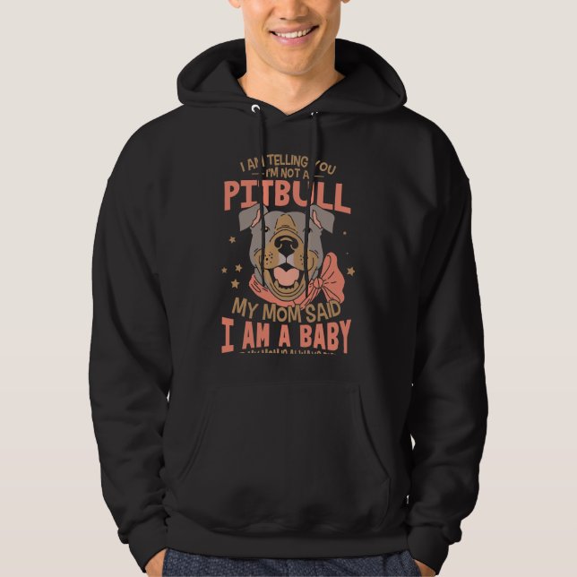Moletom Estou Dizendo Que Não Sou Um Pitbull (Frente)