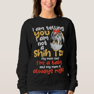 Moletom Estou Dizendo Que Não Sou Um Shih Tzu - Criador De