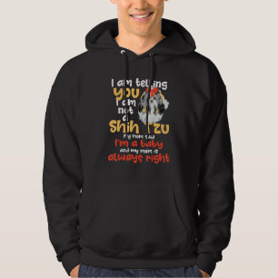 Moletom Estou Dizendo Que Não Sou Um Shih Tzu - Criador De