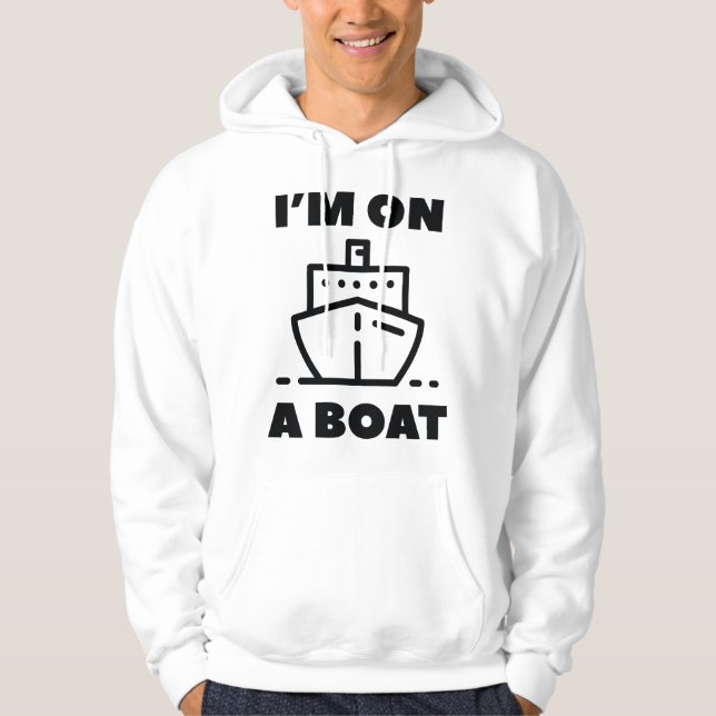 Moletom Estou Em Um Barco (Frente)