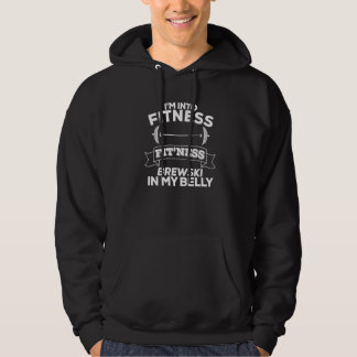 Moletom Estou na Forma Fit'ness Brewski No Meu Abdômen Ab