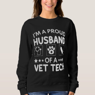 Moletom Estou Orgulhosa De Um Vet Tech Veterinary Medicin