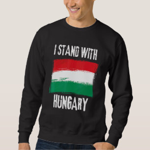 Moletom Estou Presente Na Bandeira Húngara