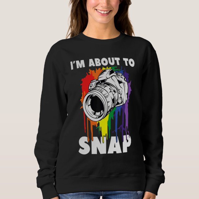 Moletom Estou Prestes A Encaixar Fotografia Da Câmera C (Frente)