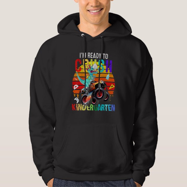 Moletom Estou Pronta Para Esmagar Os Dinos Monstros Do Jar (Frente)