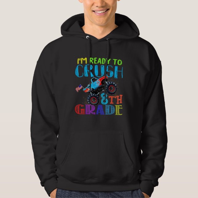 Moletom Estou Pronta Para Esmagar Os Rapazes Monstros Do 8 (Frente)