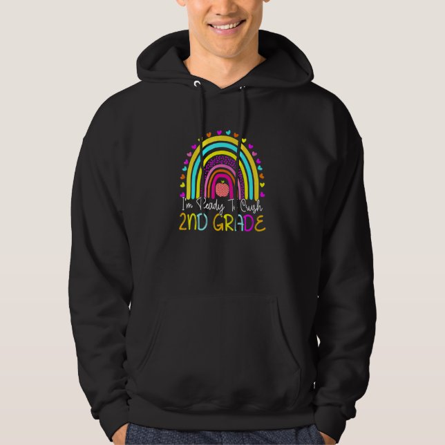 Moletom Estou Pronto Para Detonar 2ª Série Boho Arco-íris  (Frente)