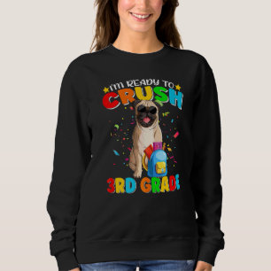 Moletom Estou Pronto Para Detonar 3ª Série Pug Cachorro de