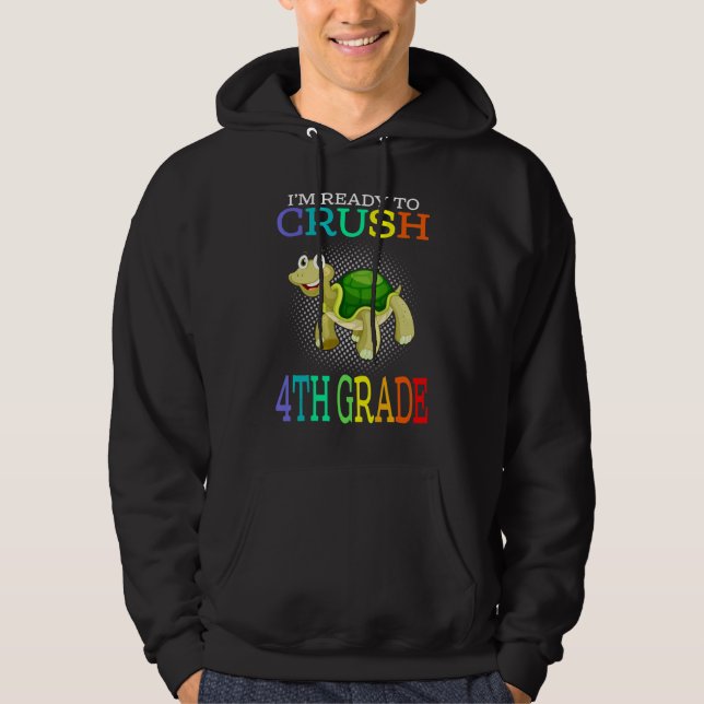 Moletom Estou Pronto Para Esmagar A Tartaruga Do 4º Grau (Frente)