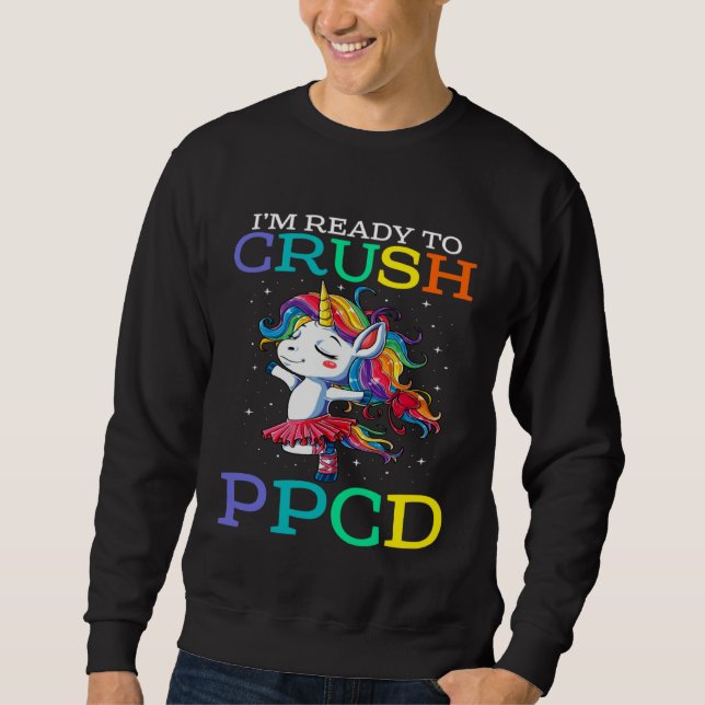 Moletom Estou Pronto Para Esmagar Unicórnio PPCD (Frente)