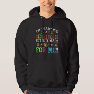 Moletom Estou pronto para o segundo ano de volta à escola.