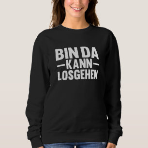 Moletom Estou pronto para ser engraçado dizendo para amigo