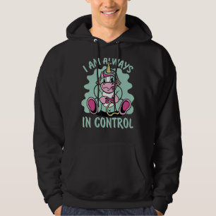 Moletom Estou Sempre No Controle De Videos games De Unicór