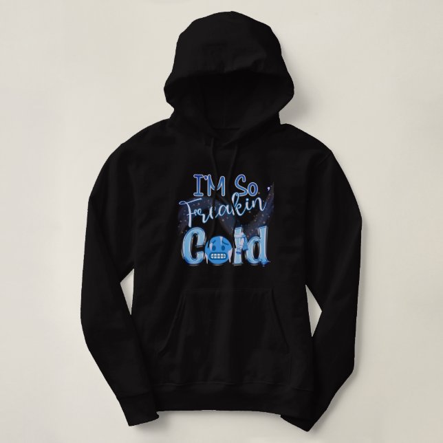 Moletom Estou tão frio (Frente do Design)