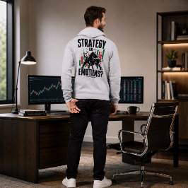 Moletom Estratégia ou Emoções Design de Mentalidade de Neg