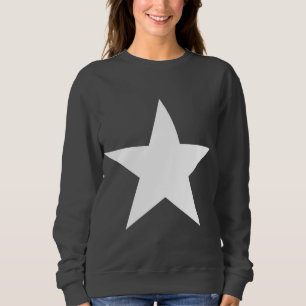 Moletom Estrela (branca)/camisola das mulheres
