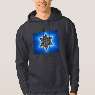 Moletom Estrela de David com Gemstones