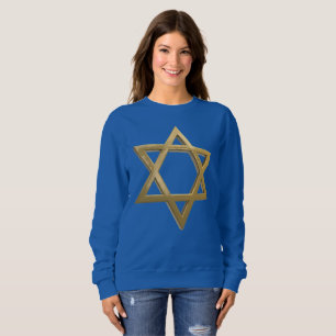 Moletom estrela do chanukkah davive blusa